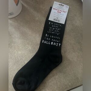 Black Novelty Socks